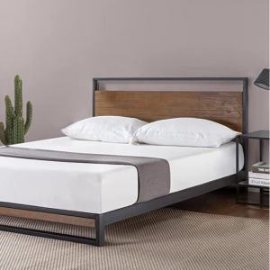 ZINUS Suzanne 37 Inch Bamboo and Metal Platform Bed Frame @ Amazon