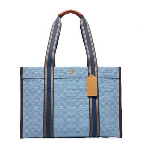 Saks Fifth Avenue官网 COACH Jacquard Spin 42 托特包特惠 两色可选