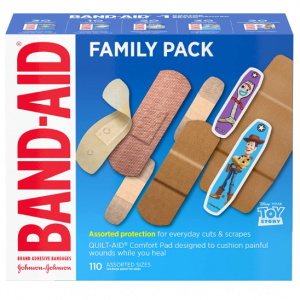 Band-Aid 创可贴不同尺寸混合装 110片 @ Amazon