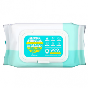 Ariul, 缓解压力,手部消毒纸巾,99.9% 除菌效果,10.82 液量盎司(320 毫升)