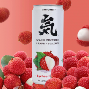 CHI FOREST Lychee Sparkling Water, 0 Calories and 0 Suger, 11.16 Fl oz, Pack of 24 @ Amazon