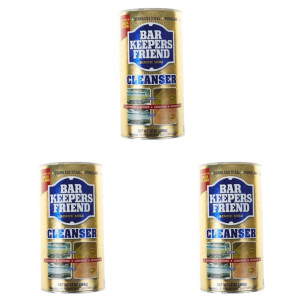 Bar Keeper's Friend 家庭万能去污粉12oz 3瓶 @ Amazon