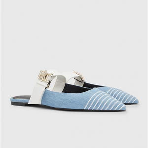 Tommy Hilfiger Pointy-toe Indigo 穆勒鞋