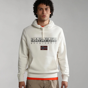 Napapijri Ayas Logo-Printed Cotton-Jersey Hoodie
