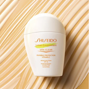 New! Urban Environment Vita-Clear Sunscreen SPF 42 @ Shiseido 