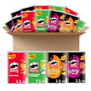 Pringles 什錦口味零食薯片 2.5oz 16罐 @ Amazon