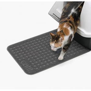Catit Cat Litter Mat, Rectangle, Small, Grey, 44365 @ Amazon