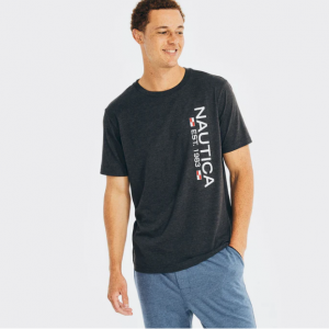 Nautica Mens Logo Sleep T-Shirt