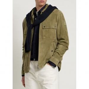 Belstaff: Tour suede overshirt