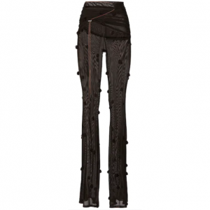 Jacquemus Le Pantalon Espelho beaded mesh pants