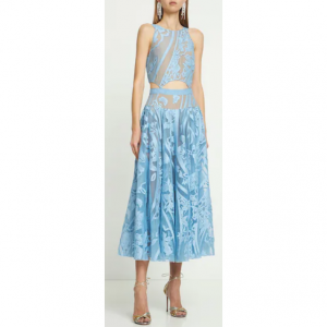 Zuhair Murad Windy lace cutout midi dress