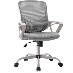 JHK Ergonomic Office Chair - Home Desk Mesh Chair with Fixed Armrest @ Amazon