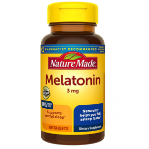 Nature Made Melatonin 3 mg Tablets, 120 Tablets, 120 Day Supply @ Amazon