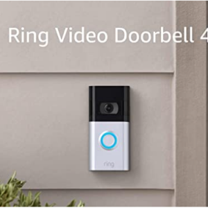 Amazon.com - Ring Video Doorbell 4代 智能门铃，7.3折