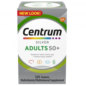 Centrum Silver Multivitamin for Adults 50 Plus, 125 Count @ Amazon