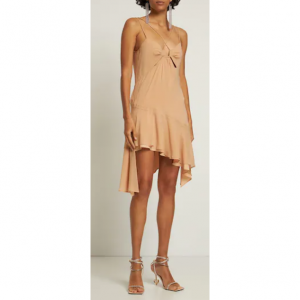 The Andamane Layla stretch silk georgette mini dress