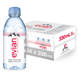 Evian 依雲天然礦泉水 11.2oz 24瓶 @ Amazon