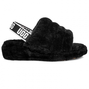 UGG Black Fluff Yeah Slide - Women Sale @ Zulily 