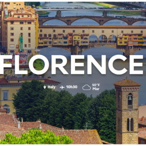 Fly from New York to Florence from $736 @Air France