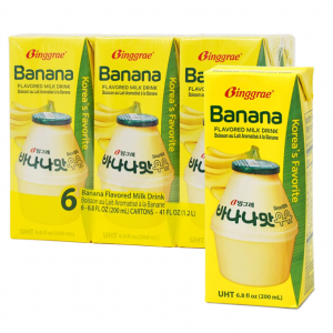 Binggrae 香蕉牛奶 6.8oz 6盒 @ Amazon