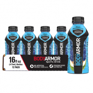 BODYARMOR 蓝莓口味运动饮料 16oz 12瓶 @ Amazon