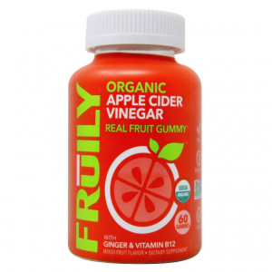 Fruily 有机苹果醋软糖 混合水果味 - 60 粒