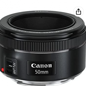 Amazon.com - Canon EF 50mm f/1.8 STM 定焦單反鏡頭 ，7.9折