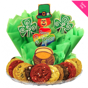 Kiss Me I’m Irish BouTray™ 饼干花束 小号 5 块饼干