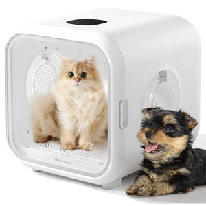 Homerunpet 宠物烘干箱 39度柔和温感 循环烘干 爱宠不感冒 @ Amazon