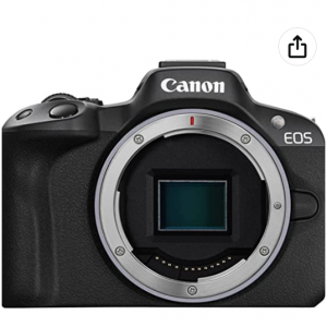 Amazon - Canon EOS R50 APS-C 無反相機，現價$629，免運費