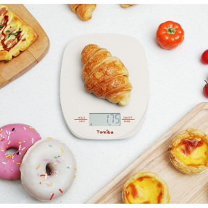Tomiba Food Kitchen Scale Measures in Grams and Ounces, EK6011 Cream @ Amazon