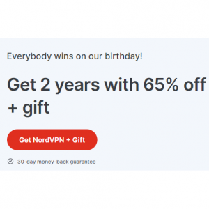 Get 2 years with 65% off + 4 Months FREE @NordVPN