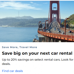 Save up to 20% on select rental cars @Priceline