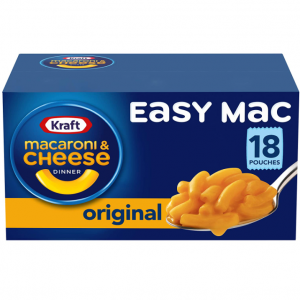 Kraft Easy Mac原味奶酪通心粉（18小袋）@ Amazon