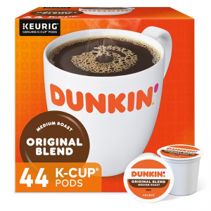 Dunkin' Donuts Original Blend Coffee, Keurig® K-Cup® Pods, Medium Roast, 44/Box @ Quill