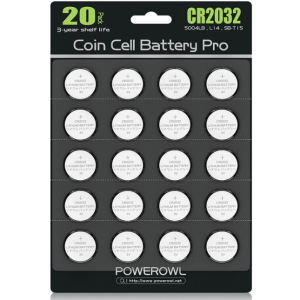 POWEROWL CR2032 紐扣電池 20顆 @ Amazon