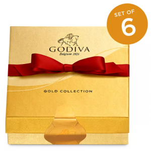 Godiva  什锦松露巧克力节日礼盒 6件套