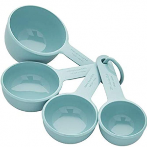 KitchenAid Measuring Cups, Set Of 4, Aqua Sky @ Amazon