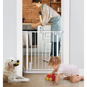 Ciays Baby Gate 29.5” to 37.4”, 30-in Height Extra Wide Dog Gate @ Amazon