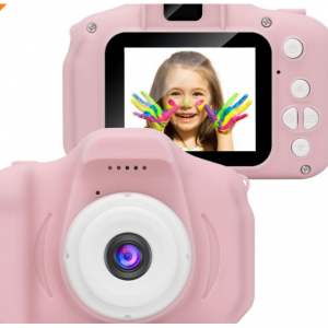 Chinavasion - 兒童數碼攝像機，迷你相機，可充電，防震 8MP高清，粉色，8.1折