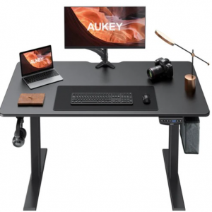Aukey Adjustable 48" Electric Standing Desk with Dual Motors for $114.99 @Tanga