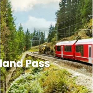 Interrail - 瑞士旅行通票，成人 €195 & 兒童€127 