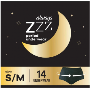 Always Zzzs 夜用安睡裤 S/M 14个 @ Amazon