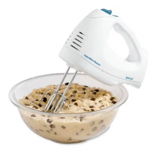 Hamilton Beach 6-Speed Hand Mixer with Snap-On Case, White @ Walmart