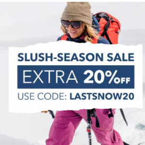 Steep and Cheap - Extra 20% Off Slush-Season Sale 