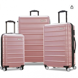 Samsonite Omni 2 Hardside Expandable Luggage with Spinner Wheels, 3-Piece Set (20/24/28) @ Amazon