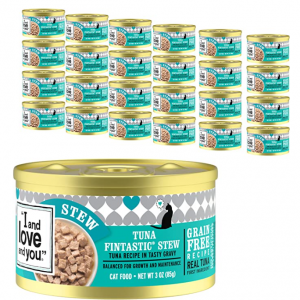 I and Love and You Tuna Fintastic Stew Grain-Free Canned Cat Food, 3-oz, case of 24 @ Amazon