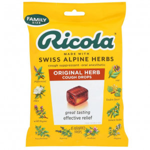 Ricola  天然草本喉糖 50颗