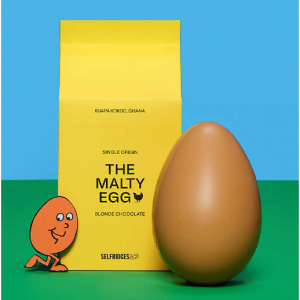 SELFRIDGES SELECTION 牛奶巧克力和榛子果仁复活节彩蛋 180g