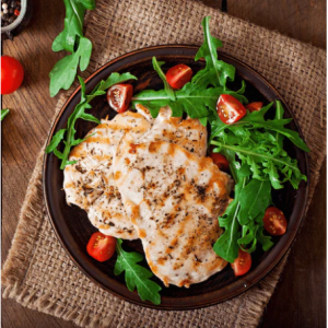 ANTIBIOTIC-FREE FREE-RANGE CHICKEN BREASTS 2 breasts, 6oz ea.